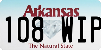 AR license plate 108WIP