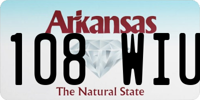 AR license plate 108WIU