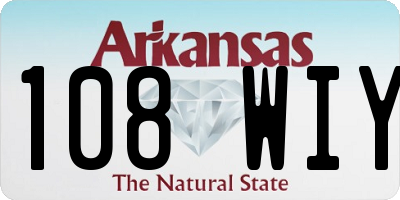 AR license plate 108WIY
