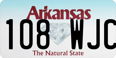 AR license plate 108WJC