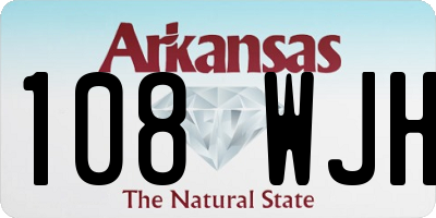 AR license plate 108WJH