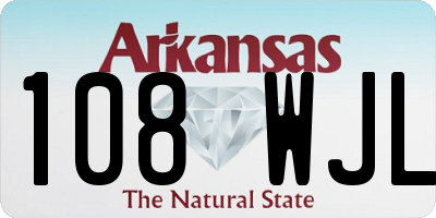 AR license plate 108WJL