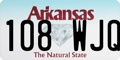 AR license plate 108WJQ