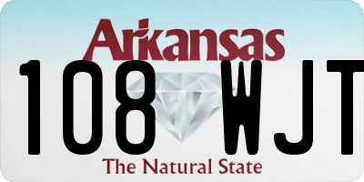 AR license plate 108WJT