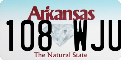 AR license plate 108WJU