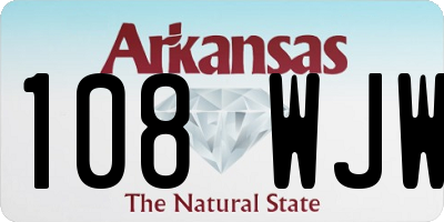 AR license plate 108WJW
