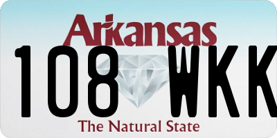AR license plate 108WKK