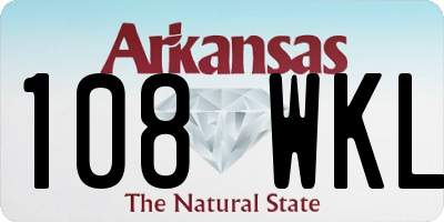 AR license plate 108WKL