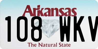 AR license plate 108WKV