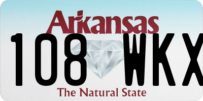 AR license plate 108WKX