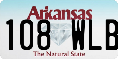 AR license plate 108WLB