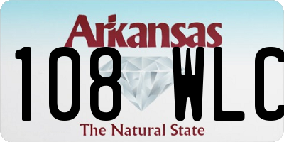 AR license plate 108WLC