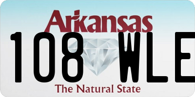 AR license plate 108WLE