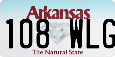 AR license plate 108WLG