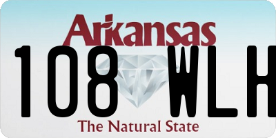 AR license plate 108WLH