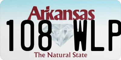 AR license plate 108WLP