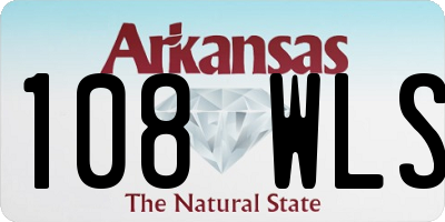AR license plate 108WLS