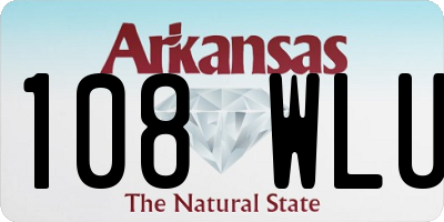 AR license plate 108WLU