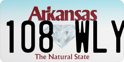 AR license plate 108WLY