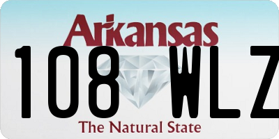 AR license plate 108WLZ