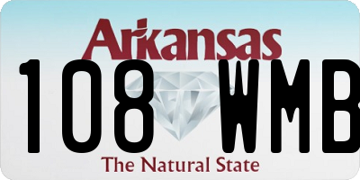 AR license plate 108WMB