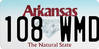 AR license plate 108WMD