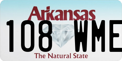 AR license plate 108WME