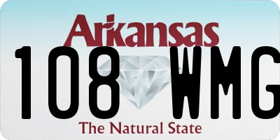 AR license plate 108WMG