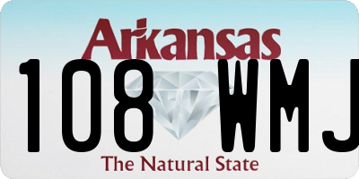 AR license plate 108WMJ