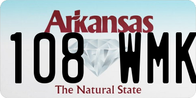 AR license plate 108WMK