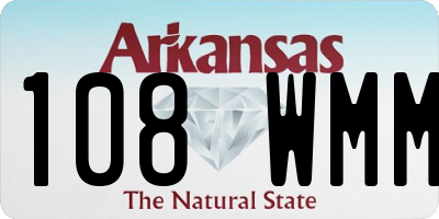 AR license plate 108WMM