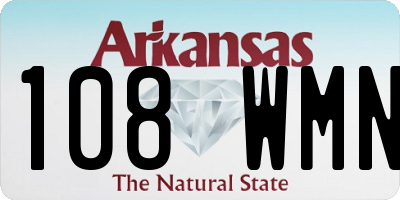 AR license plate 108WMN