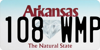 AR license plate 108WMP