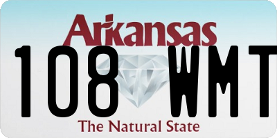 AR license plate 108WMT