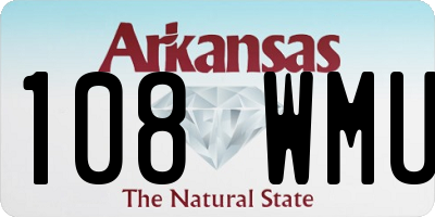 AR license plate 108WMU