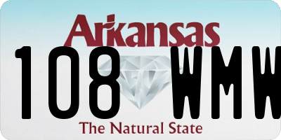 AR license plate 108WMW