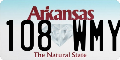 AR license plate 108WMY