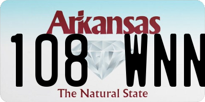 AR license plate 108WNN