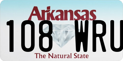 AR license plate 108WRU
