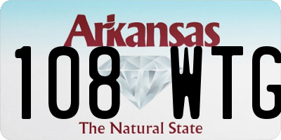 AR license plate 108WTG