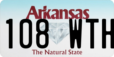 AR license plate 108WTH