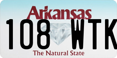 AR license plate 108WTK