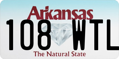 AR license plate 108WTL