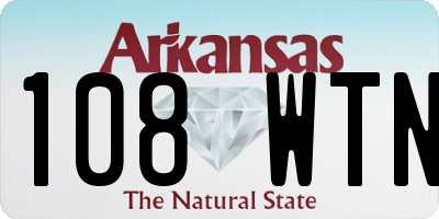 AR license plate 108WTN