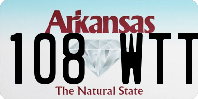 AR license plate 108WTT