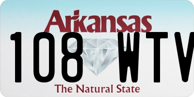 AR license plate 108WTV