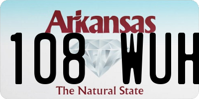 AR license plate 108WUH