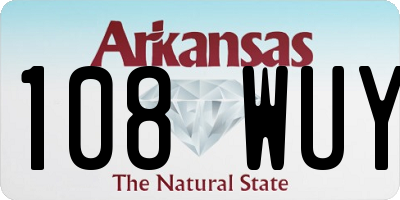 AR license plate 108WUY