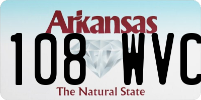 AR license plate 108WVC