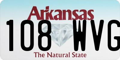 AR license plate 108WVG
